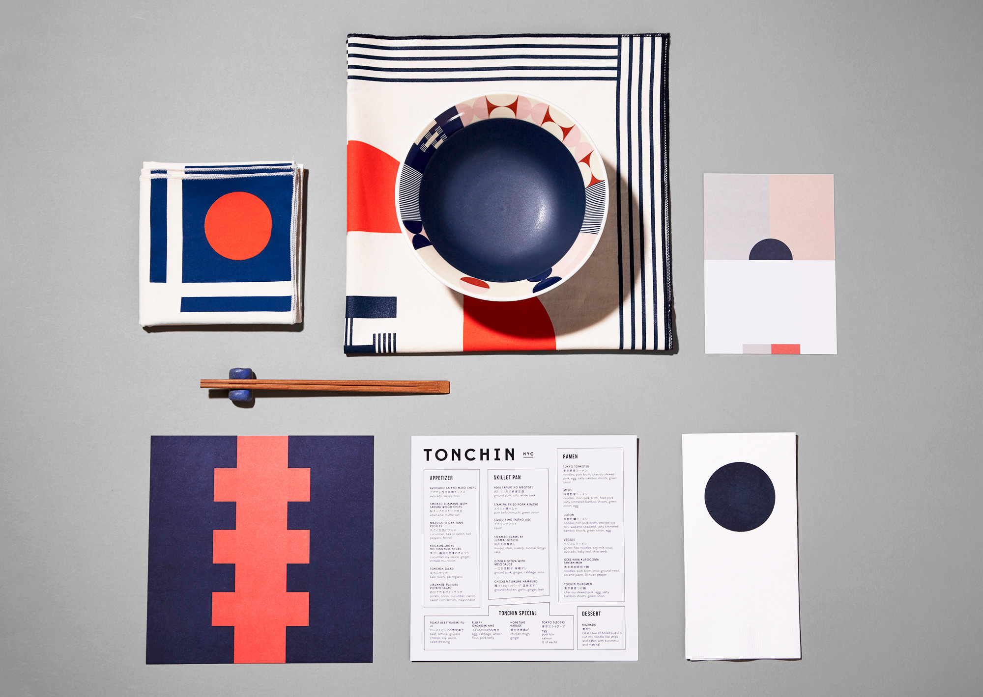 Tonchin tabletop collateral