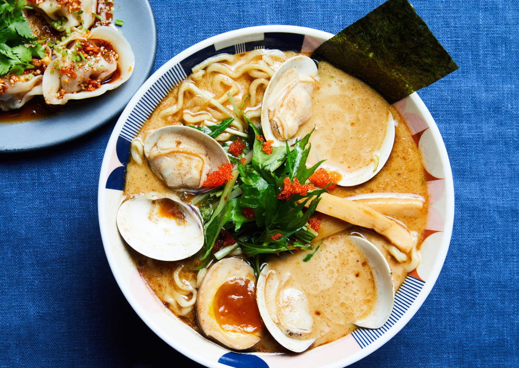 Bowl of ramen at Tonchin