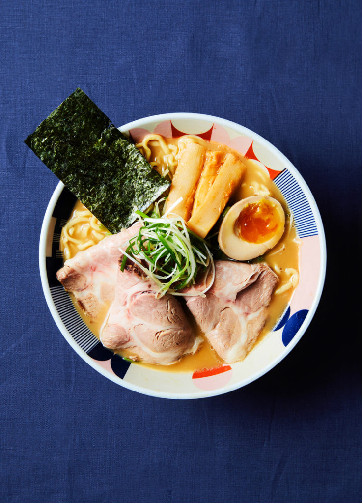 Bowl of ramen at Tonchin