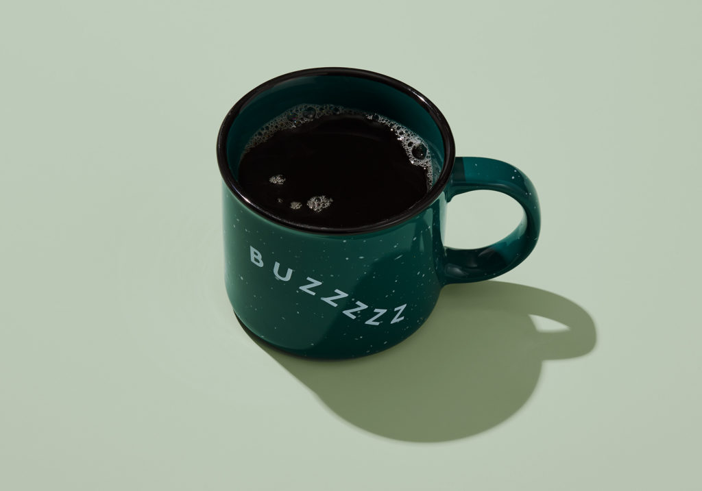 Becca mug with coffee
