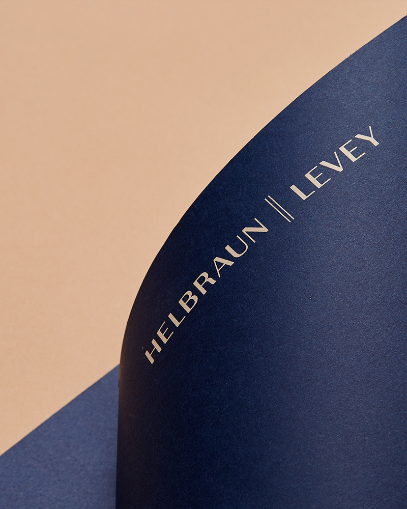 Helbraun Levey folder close up