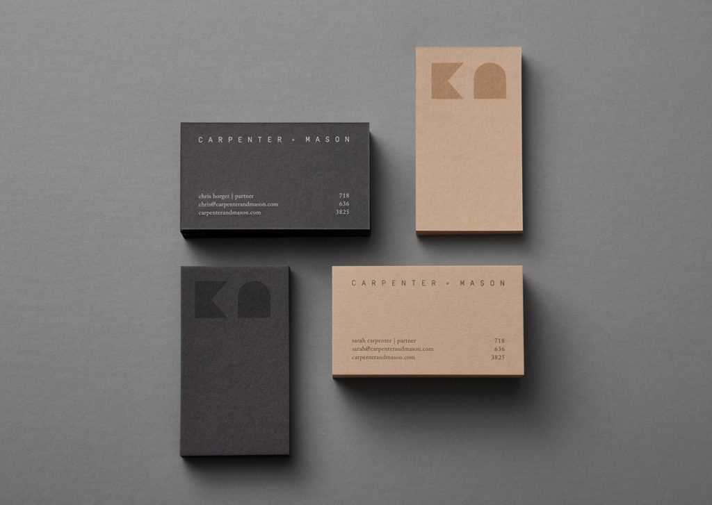 Carpenter and Mason business cards