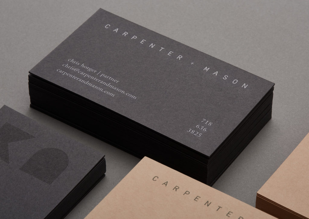 Carpenter and Mason business cards