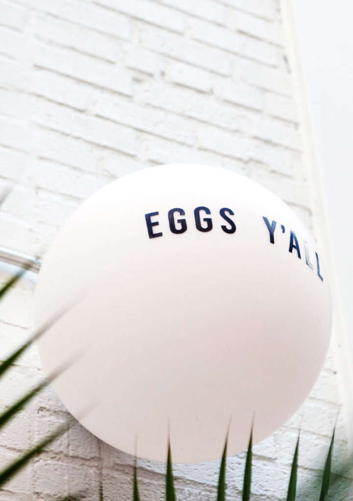 Egg Shop Williamsburg sign