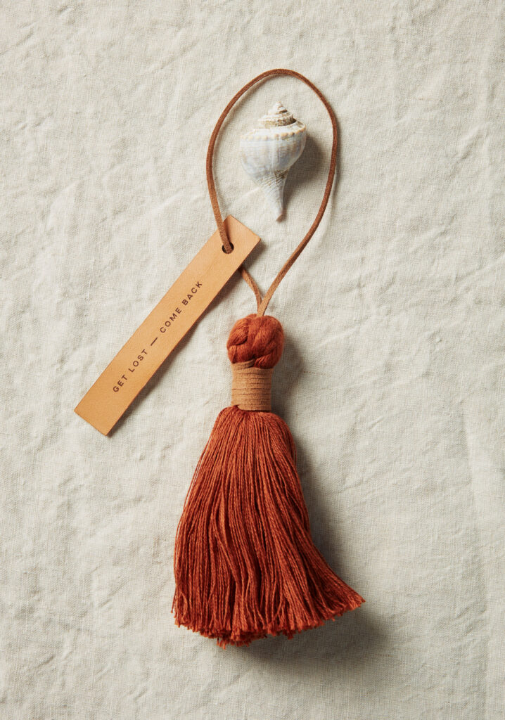 Do Not Disturb tassel for Faraway Martha's Vineyard - designed by LMNOP Creative